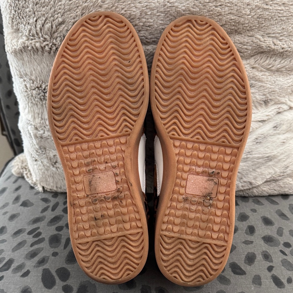 Nicole Miller Women’s Leopard Suede Tennis Shoes - Picture 7 of 7
